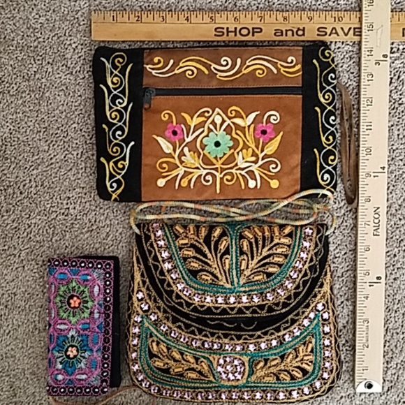 Made in Afghanistan Handbags - Set of 3 Accent Purses